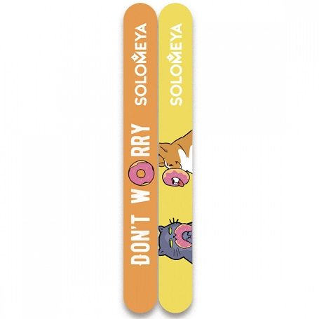 Set of nail files "Don't Worry" Solomeya 2pcs